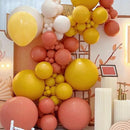 130pcs Coral Red Balloons Different Sizes 18" 12" 10" 5" Pastel Red Latex Balloon Garland Arch Kit for Birthday Baby Shower Graduation Wedding Valentine's Day Christmas Party Decorations by CozyNest Decor