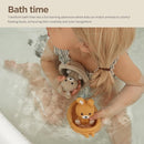 Nueplay Bathtub Toys for Toddlers 18M+，Baby Bath Toys with Animal Finger Puppets，Stackable Boat Train，Easter Bunny Gifts for Baby & Toddlers Set of 6 by TinyTreasures Baby Boutique