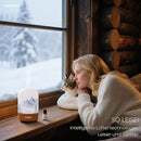 Aromatherapy Essential Oil Diffuser with Lavender Oils, 6 in 1 Ultrasonic 100ML Aromatherapy Scent Humidifier Vaporizer with Dense fine Mist, Timer, Auto-Off (Winter-Lavender) by TinyTreasures Baby Boutique