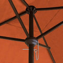 EliteShade USA 10-Year-Non-Fading 6x6Ft Square Market Umbrella Patio Outdoor Table Umbrella with Ventilation, Rust by GreenHaven Gardens