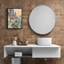Small town scenery poster on the bank of the mountain stream is suitable for living room bedroom and office natural oil painting poster by CozyNest Decor