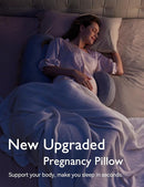 Momcozy Pregnancy Pillows, Original F Shaped, with Air Layer Cover, Grey by TinyTreasures Baby Boutique