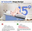 Reflux Pillow for Baby, Feeding Support Pillow, Anti Reflux Newborn Feeding Pillow, Baby Wedge Pillow for Newborn,Adjustable Wedge Lounger Pillow for Reducing Spit-Up by TinyTreasures Baby Boutique