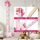 Personalized Name Growth Chart for Kids, Unicorn Wooden Wall Decor Growth Chart, Wall Decor for Kids Room, Wooden Growth Chart for Wall and Nursery Medical Office Toddler Playroom by CozyNest Decor