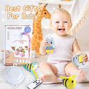 VZO Baby Crib Mobile with Music and Lights, Mobile for Crib with Remote Control, Rotation, Starlight Projection, Crib Toys for Babies Boys Girls Gray by TinyTreasures Baby Boutique