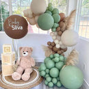 130pcs Sage Green Balloons Different Sizes 18" 12" 10" 5" Olive Green Balloons for Birthday Graduation Baby Shower Wedding Anniversary New Year Party Decorations by CozyNest Decor