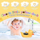 TKY Baby Bath Thermometer with Floating Toys - Digital Water & Room Temperature Monitor, Rechargeable Thermometer with Alerts for Newborn Bath Essentials, Infant Safety by TinyTreasures Baby Boutique