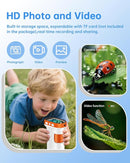 Microscope for Kids 1000x Magnification, 2.4-inch ScreenPocket Microscope with Photo and Video Recording (with Slide Kit) Portable Educational Gift by TinyTreasures Baby Boutique