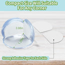 Corner Protector for Baby: Baby Proofing Safety Corner Clear Furniture Tablet Corner Protection| Protectors Guards, Baby Proof Bumper & Cushion to Cover Sharp Furniture & Table Edges (24 Count Round) by TinyTreasures Baby Boutique