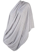 LK Baby Infinity Nursing Scarf Breastfeeding Cover Ultra Soft Premium Jersey Polyester- 100% AZO free and Safe for Baby (Light Grey Pattern) by TinyTreasures Baby Boutique