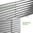 Land Guard 6×3×2 ft Galvanized Metal Raised Garden Bed, 2FT Deep Root Elevated Planter Box Steel Large Vegetable Flower Bed Kit（Silver） by CozyNest Decor
