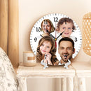 Generic Custom Wall Clock Personalized Clocks with Photo Text Logo Customize Gifts for Kitchen Bathroom Home Family Friends Gifts, 10inch-25cm by TinyTreasures Baby Boutique