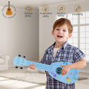 YOLOPARK 17" Kids Toy Guitar for Girls Boys, Mini Toddler Ukulele Guitar with 4 Strings Keep Tones Can Play for 3, 4, 5, 6, 7 Year Old Kids Musical Instruments Educational Toys for Beginner (Blue) by TinyTreasures Baby Boutique
