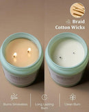 M&SENSE Candle Oceanic Breeze Scented, 19.4oz 110 Hour Long Lasting 2 Wick Pineapple & Mango Scent Natural Soy Candles for Home Scented for Stress Relief & Women/Men by CozyNest Decor