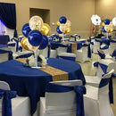 TONIFUL 6 Set Navy Blue Gold Balloon Centerpieces for Table,Balloon Arch Kit for Graduation Decorations 2025 Class of 2025 Party Decorations,New Year,Anniversary,Birthday Decoration by TinyTreasures Baby Boutique