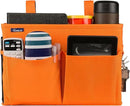 Surblue Caddy Hanging Organizer Bedside Storage Bag for Bunk and Hospital Beds, Orange, Small by CozyNest Decor