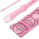 Recorder Instrument for Beginner Kids Adults,8-Hole Soprano Descant Recorder Music Flute with with Cleaning Rod & Leather Case For School Student Home Entertainment(2-Bear） by TinyTreasures Baby Boutique
