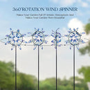 Peacock Wind Spinners Outdoor, Garden Spinners Metal Large 87 inches, Wind Sculptures for Yard Decor(87 x 30 Inches) by GreenHaven Gardens