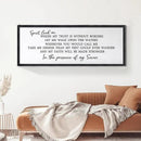 Spirit Lead Me Wall Art Decor 24×10 Inch Christian Scripture Office Inspirational Lyrics Ready to Hang Wooden Framed Sign (Black) by CozyNest Decor