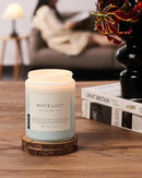 M&SENSE Spring Scented Candle, Jasmine Clean Cotton Soy Wax Large 19.4oz 110 Hour Long Lasting Burning Non Toxic Organic Natural 2 Wick Relaxing Jar Candle for Women by CozyNest Decor