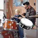 Snare Drum Kit, 14" x 5.5" Marching Snare Drum + Storage Padded Bag + Silent Mute Pad + Pair Of 5A Drumsticks + Drums Key, Portable Drums Hardware Set for Adults Kids Student Beginners (Black) by TinyTreasures Baby Boutique