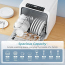 EUHOMY Portable Dishwasher Countertop Dishwashers, 8 Programs Mini Dishwasher, 5L Built-in Water Tank and Inlet hose, Self Clean, Baby Care, Air Dry Function, for Apartments & RVs, No Hookup Needed by TinyTreasures Baby Boutique