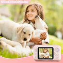 Kids Camera Girls for 3 4 5 6 7 8 9 Years Old Girls,1080P HD Video Selfie Camera with 32G SD Card Kids Digital Camera Toys for Toddler Birthday Gifts Pink by TinyTreasures Baby Boutique