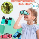 Kids Binoculars Best Gifts for 3-12 Years Boys Girls High-Resolution Optics Shockproof Mini Compact Binocuolar Toys Folding Small Telescope for Bird Watching Camping Outdoor Play by TinyTreasures Baby Boutique