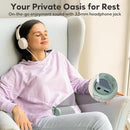 Portable White Noise Machine for Sleeping, Travel & Hotel - 52-Hour Lasting Mini Noise Machine with 21 Quality Non-looping Sounds, Headphone Jack, Memory, Timer for Adults (Green) by TinyTreasures Baby Boutique