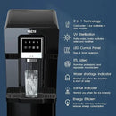 VECYS Bottom Loading Water Cooler with Ice Maker, Cold Water Supply with 18LBS Daily Ice Making, Compatible with 3 or 5 Gallon Bottles, Ideal for Home and Office (No Hot Water) by CozyNest Decor
