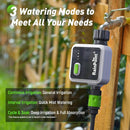RAINPOINT 1-Zone Wireless Smart Water Timer for Garden Hose with Hub Outdoor Sprinkler Irrigation Rain Delay, APP Remote Control WiFi Valve for Faucet Automatic Schedules Lawn,Backyard,Pool by GreenHaven Gardens