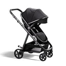 Mompush Baby Stroller, Convertible 2-in-1 with Bassinet Option, Infant Car Seat Compatible, Includes Adapter - Sturdy Full-Size Infant Stroller for Family Adventures by TinyTreasures Baby Boutique