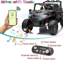 2 Seater 24V Kid Toy Car with Remote Control 4WD Electric Vehicles Battery Powered Toy Car,Ride on Car for 3+ Years Kids Ride On Toy(Black) by TinyTreasures Baby Boutique