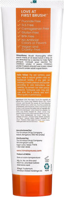 Himalaya Botanique Turmeric & Coconut Oil Whitening Antiplaque Herbal Toothpaste, Whitens Teeth, Fluoride Free, No Artificial Flavors, SLS Free, Vegan, Cruelty Free, Foaming, Mint Flavor, 4 Oz, 1 Pack by CozyNest Decor