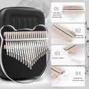 Acrylic Kalimba Thumb Piano,YUNDIE Portable 17/21 Keys Mbira Crystal Finger Piano, Musical Instruments Birthday Gift for Kid Adult Beginners Professional(Clear) (21 Keys) by TinyTreasures Baby Boutique