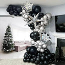 130pcs Black Balloons Different Sizes 18" 12" 10" 5" Party Latex Balloons for Birthday Graduation Baby Shower Anniversary New Year Holiday Party Decorations by CozyNest Decor