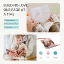 Tiny Land Montessori Toy Set for Babies 7-9 Months Senser Play Kit - 5-in-1 Wooden Learning Toys with Object Permanence Box, Sensory Ball, Stacking Cups and Mirror Puzzle,Body Board Book by TinyTreasures Baby Boutique