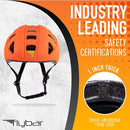 Flybar Kids Bike Helmet - Dual Certified Adjustable Dial, Lightweight Skateboard Helmet, Roller Skating, Pogo, Electric Scooter, Snowboard, Youth and Toddler Helmet, Boys & Girls 3-14 by TinyTreasures Baby Boutique
