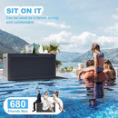 102 Gallon Outdoor Storage Box Waterproof, UV Resistant Resin Deck Box with Hydraulic Rod, Lockable Design and Enhanced Durability for Patio, Garden, and Poolside Use by CozyNest Decor