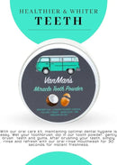 Vanman’s - Miracle Tooth Cleaning Powder Toothpaste - Fluoride-Free Whitening Tooth Powder with Coconut Charcoal, Eggshell Powders - Remineralizing Toothpaste - 2.2 Ounce by CozyNest Decor