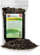 Gardenera's Peace Lilies Potting Mix - Ensure Peace Lily Health with Gardenera's Expertly Blended Soil Mix [5-Quart Bag] by GreenHaven Gardens