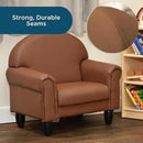 Children's Factory As We Grow Chair and Couch, Flexible Seating for Daycare or Preschool, Kids Reading Couch, Playroom Furniture, Walnut by CozyNest Decor
