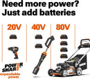 WORX WG261 22" 20V Cordless Hedge Trimmer, Battery & Charger Included by GreenHaven Gardens