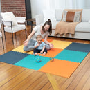 MioTetto Foam Floor Tiles for Kids - Non-Toxic Comfortable Baby Play Mat and Interlocking Foam Tiles, Fits with 74x74 Playpen Mat for Crawling & Development, Soft Play Mat for Babies 6-12 Months by TinyTreasures Baby Boutique