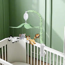 Feisike Jungle Safari Baby Crib Mobile with 35 Soothing Lullabies & 3 Modes - Adjustable Nursery Mobiles for Boys & Girls, Animal-Themed Nursery Decor Musical Mobile for Crib or Bassinet by TinyTreasures Baby Boutique