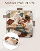 Blissful Diary Portable Baby Play Mats for Floor, Thicker Cushioned Foldable Baby Crawling Mat for Indoor Outdoor, Non-Slip & Washable Kids Playmat for Tummy Time Activity, Boho 43" X 43" by TinyTreasures Baby Boutique