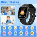 Kids Waterproof Smart Watch Boys Gift Age 3-12 with 39 Game HD Touch Screen Music Player Video Camera Pedometer Alarm Clock Birthday Gift for 6 7 8 9 Year Olds Black by TinyTreasures Baby Boutique