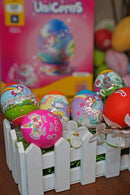 METMA 1999 Egg Decorating Kit Unicorns - Complete Decorative Eggs Set with Liquid Dyes, Stickers, Egg Spinner, and More - Fun Easter Egg Dye Kit Arts and Crafts for Kids by TinyTreasures Baby Boutique