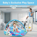 Baby Gym Play Mat, 8-in-1 Tummy Time Mat & Activity Gym, Washable Ball Pit, Infant Play Mat with Detachable Toys for Sensory Exploration and Motor Skill Development by TinyTreasures Baby Boutique