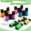 6 Pack Kids Binoculars Shock Proof Toy Binoculars Set for Age 3-12 Years Boys Girls Hunting Folding Small Telescope Birthday Gifts Bird Watching Educational Learning Camping Outdoor (Vivid Colors) by TinyTreasures Baby Boutique